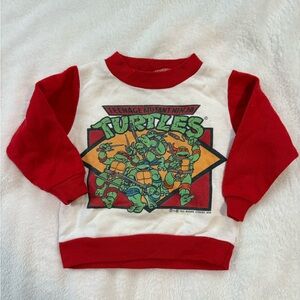 Kids Red and White Ninja Turtles Sweater
